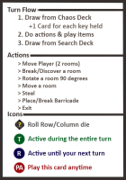 boardgame help card